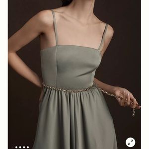 BHLDN Elsie Satin Charmeuse Dress